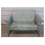 Vintage Metal Patio Glider