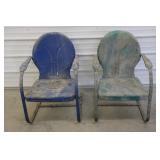 Vintage Outdoor Metal Lawn Chair