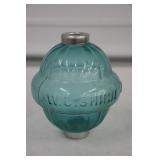 5 1/8' Shinn Green Ribbed Lightning Rod Ball