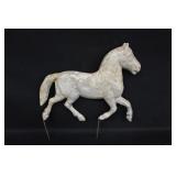 Zinc Horse Weathervane Topper