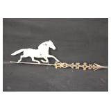 Antique Zinc Horse Weathervane Arrow