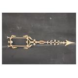 Vintage Cast Iron Weathervane Arrow