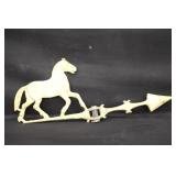Shinn Zinc Prancing Horse Weathervane
