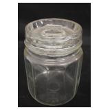 Antique Cigar Humidor Glass Jar