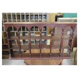 Mahogany Hanging Shelf