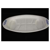 CorningWare Blue Cornflower Meat Platter