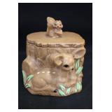 Twin Winton Squirrel & Deer Cookie Jar