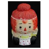 Ceramic Raggedy Ann Cookie Jar