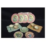 Vintage Tin Litho Toy Tea Set