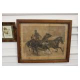 Framed Western Print