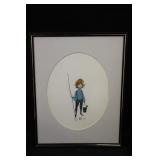 Signed P. Buckley Moss Framed Print