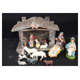 Vintage Nativity Set