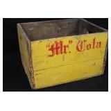 'Mr.' Cola Wood Advertising Crate