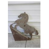 Steel Horse Cutout for Weathervane