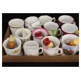 Collection Of Mustache Cups & Brushes