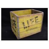 Life Beverages Advertising Crate