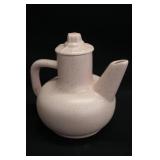 Pink Spackled Pottery Tea Pot