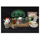 Assorted Fox & Hound Mugs & Trays