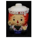 Raggedy Andy Ceramic Cookie Jar