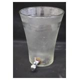 Vintage 9' Glass Soda Fountain Syrup Dispenser