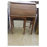 Antique Child's Roll Top Desk
