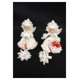 Holt Howard Angel Christmas Candle Holders