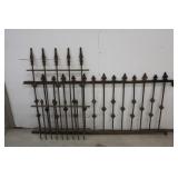 Antique Cast Iron Fence Sections