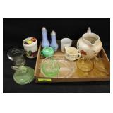 Salt & Peppers, Depression Glass, Etc.