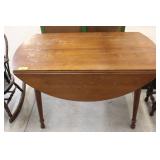 Oak Drop Down Leaf Table