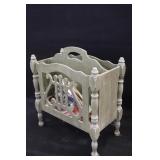 Old Wooden Magazine Rack