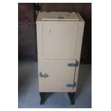 Antique Metal Refrigerator
