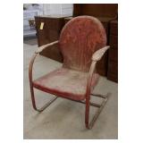Vintage Outdoor Metal Lawn Chair