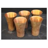Soda Fountain Solid Copper Tumblers