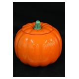 Large Ceramic Pumpkin Cookie Jar