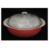 Vintage 9' Pyrex Pink Covered Casserole