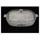 CorningWare Blue Cornflower 10' Covered Casserole
