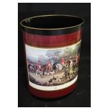 The Bury Hunt Decorative Metal Trash Can