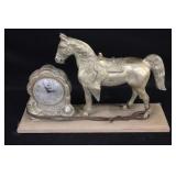 Lincoln Horse Clock