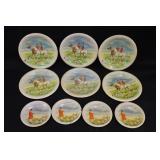 Fox & Hound Tin Children's Dishes