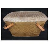 Vintage Red-Man Picnic Basket