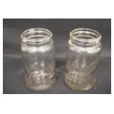 Early Embossed Economy Canning Jars