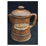 Ceramic Coffee Pot Cookie Jar