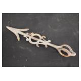 10' Antique Cast Iron Lightning Rod Arrow