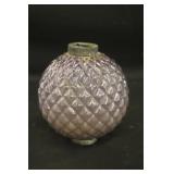 Lavender Glass Lightning Rod Ball