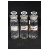 Vintage Glass Apothecary Bottles