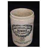 James Keller & Sons Dundee Advertising Jar
