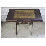 Horse & Hound Folding Card Table