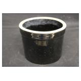 Small Brown Salt Crock