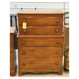 Kroehler Maple 5 Chest Drawer Dresser