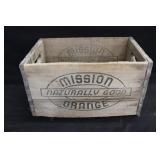 Mission Orange Advertising Crate
